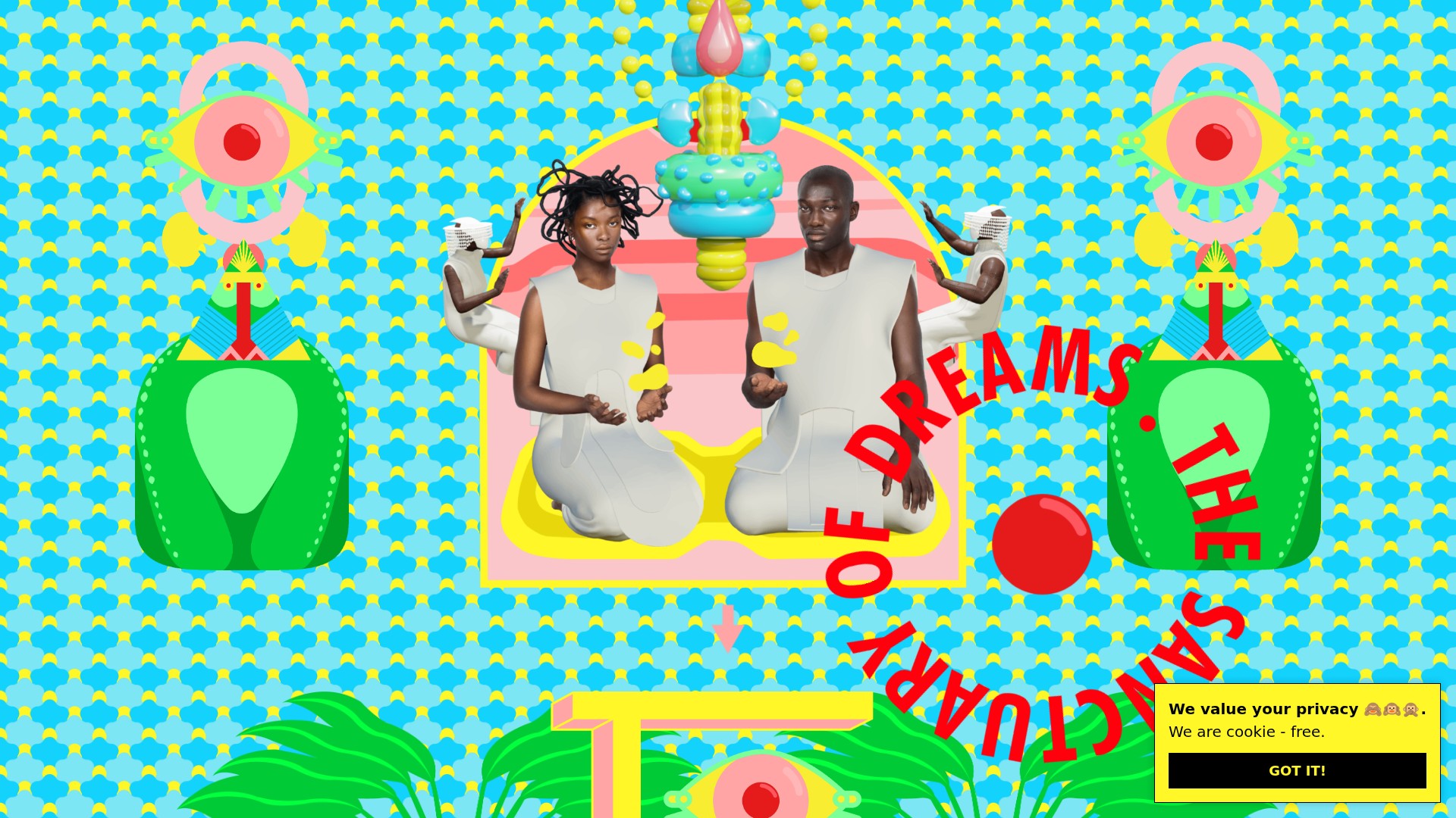 Expérience web immersive explorant les rêves et la Renaissance Africaine